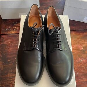 Clergerie Elegant Black Leather Shoes